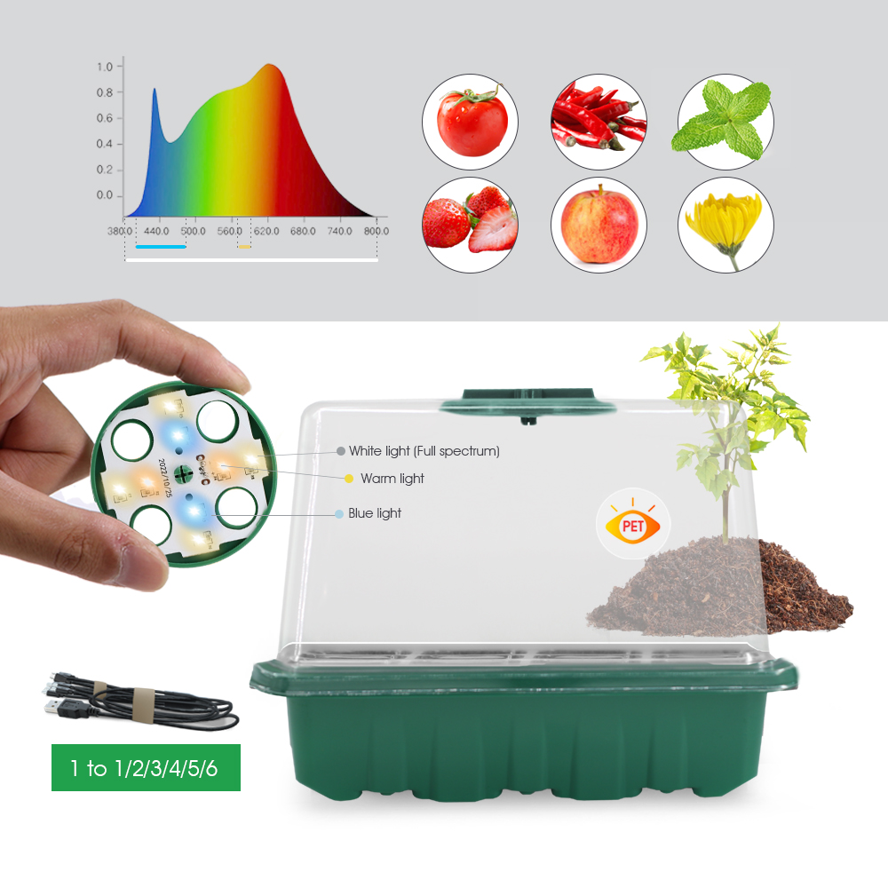 Pots de pépinière LED avec lum - Grow Light Led avis et prix